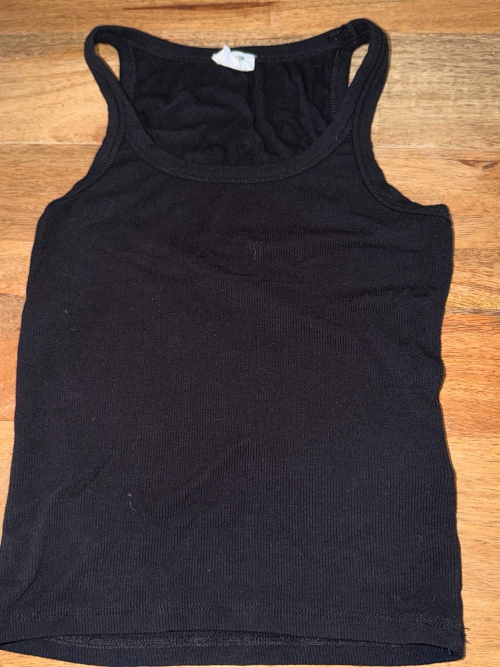 Cotton On Black Ribbed Tank